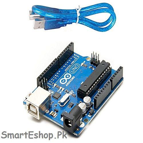 Arduino Uno R3 With Cable ATmega328P - SmartEshop.Pk