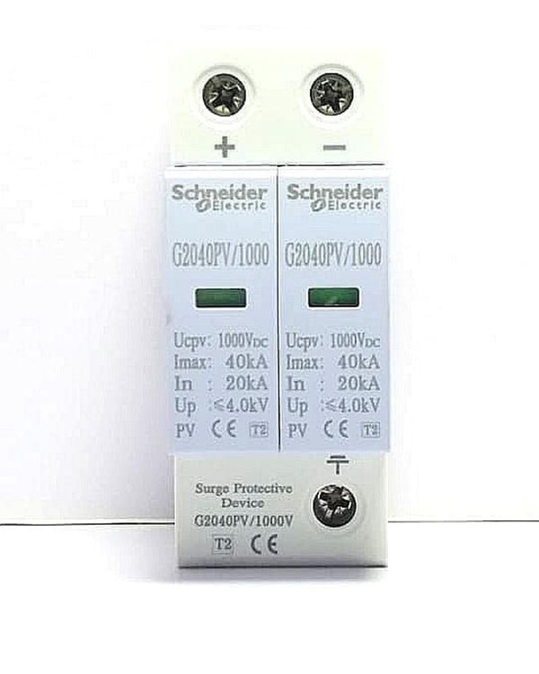 Schinider Surge Protection Device 2 Pole G2040PV/1000V Dc Spd My Store