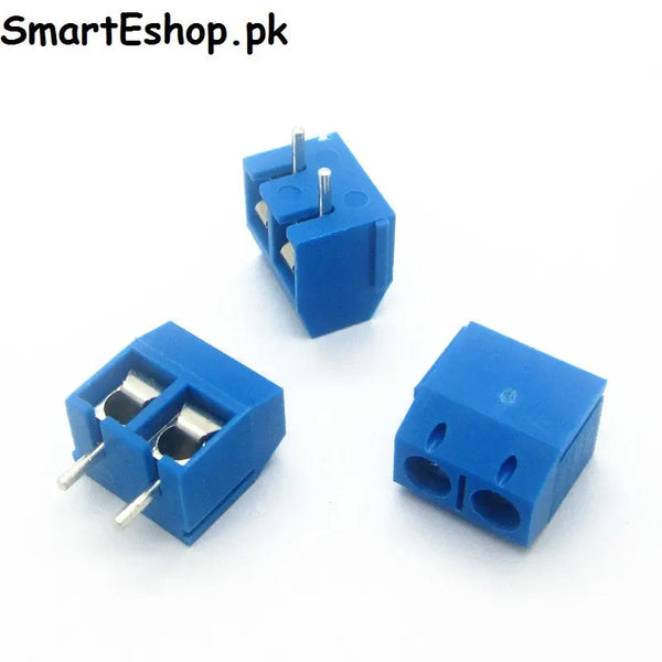 1 PCS 2 Pin Plug-in Screw Terminal Block Connector 5.08mm Pitch (Blue) My Store