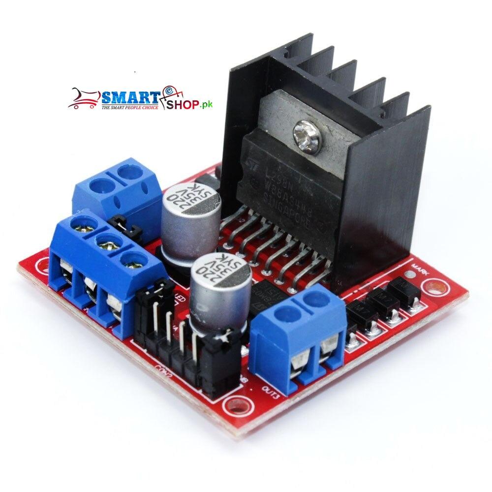 Motor Driver Module L298N For Arduino Dual H Bridge Motor Driver ...