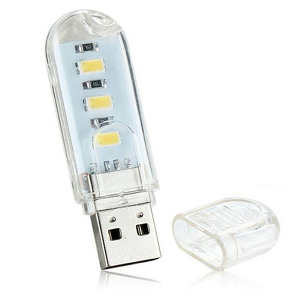 5V USB LED Light 3LEDs SMD 5730 USB Book Lamp Mini USB Gadget For Reading Camping Laptop PC Mobile Power Bank Charger