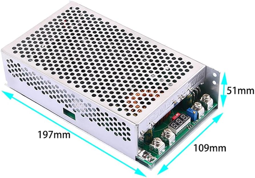 600W Buck Converter For Solar Panels High Power Step-Down Power DC-DC Buck Converter Supply Module 12-75V To 2.5-50V 25A Adjustable Regulated Power SmartEshop.Pk