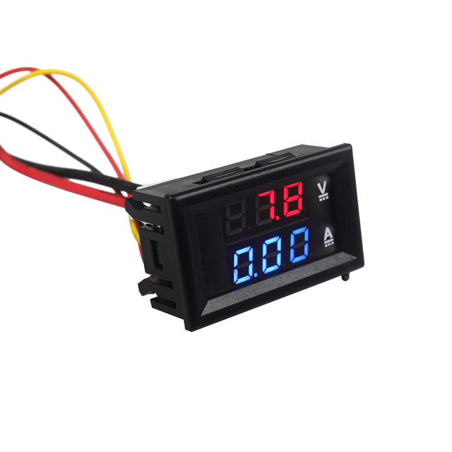 DC 100V 10A VOLTMETER AMMETER DUAL DIGITAL VOLT METER GAUGE My Store