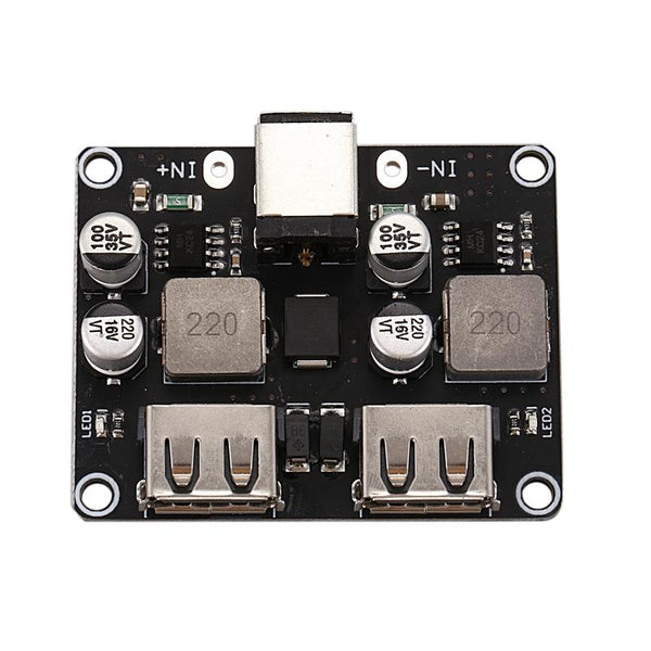 2 Channel Usb Qc3.0 Qc2.0 Dc-Dc Buck Converter Charging Step Down Module 6-32V 9V 12V 24V To Fast Quick Charger Circuit Board 3V 5V 12V My Store