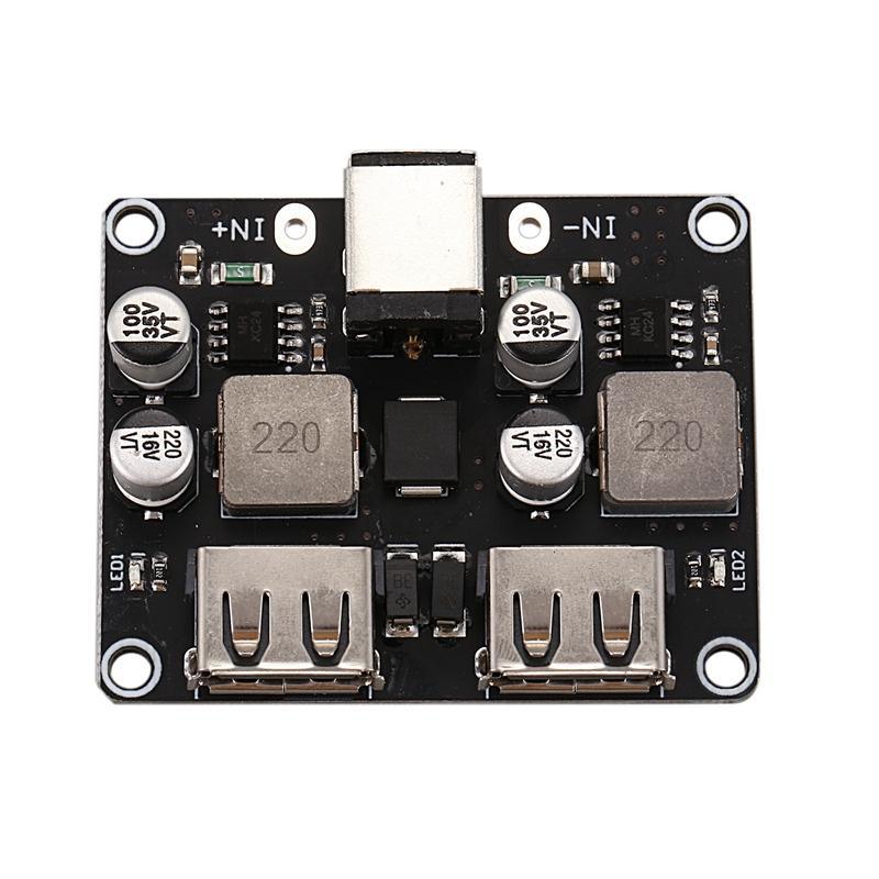 2 Channel Usb Qc3.0 Qc2.0 Dc-Dc Buck Converter Charging Step Down Module 6-32V 9V 12V 24V To Fast Quick Charger Circuit Board 3V 5V 12V - SmartEshop.Pk