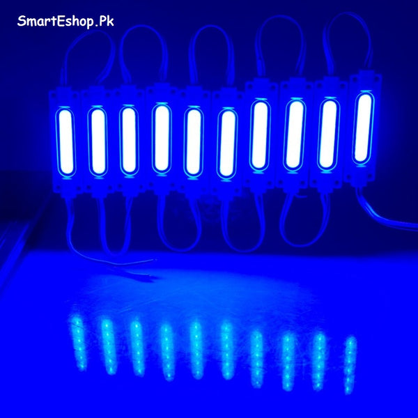 10 Pcs LED Module Light 2W IP65 Waterproof DC12V LED COB Module Commercial Lighting Advertising Lamp LED Background Light Blue My Store