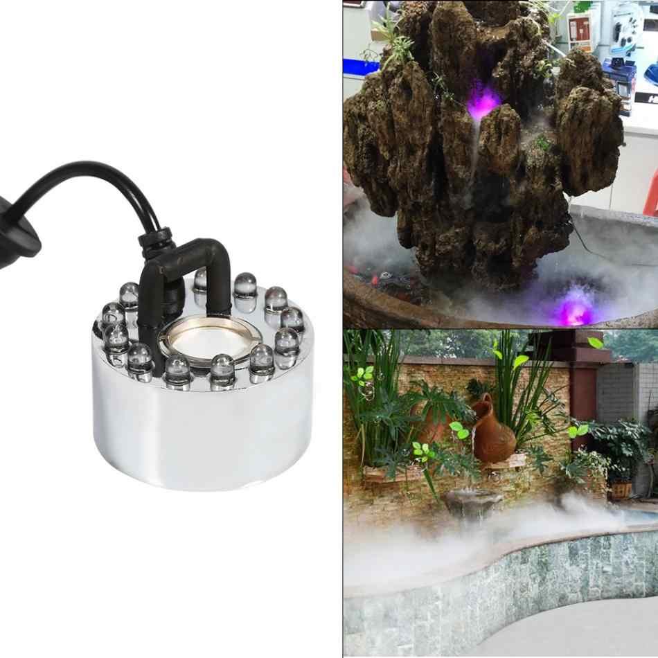 24V Color Changing Ultrasonic Mist Maker Fogger Water Fountain Pond Atomizer Air Humidifier - SmartEshop.Pk