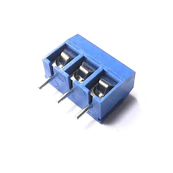 3 Pin PCB Mount Terminal Block (Blue Colour)