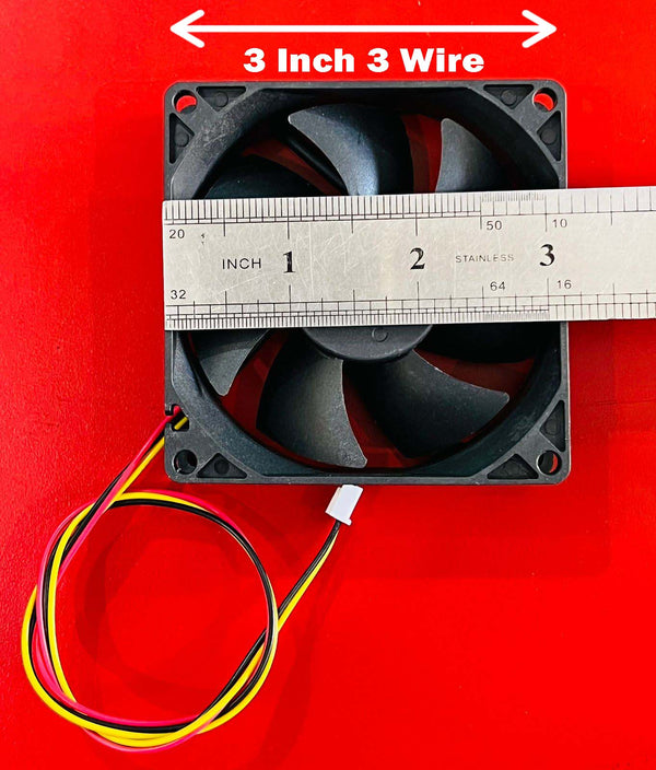 3 Inch 3 Wire Ups Cooling Fan Dc 12V 0.40A Brushless Fan Motor For HOMAGE INVEREX UPS My Store