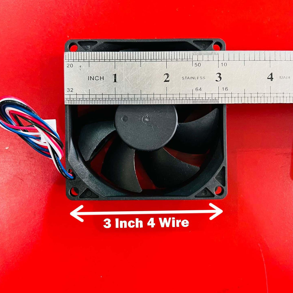 3 Inch 4 Wire Ups Cooling Fan Dc 12V 0.23A Brushless Fan Motor For HOM ...