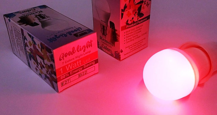 7 Colors Night Lamp with Remote Control Feature My Store