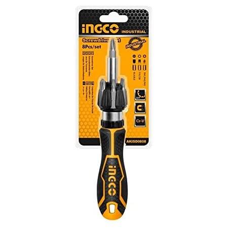 RATCHET SCREWDRIVER SET – 8Pcs – INGCO AKISD0808