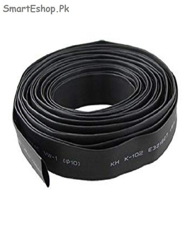 1 Meter/lot Black 10mm Diameter Heat Shrink Tubing Tube Sleeving Wrap Wire