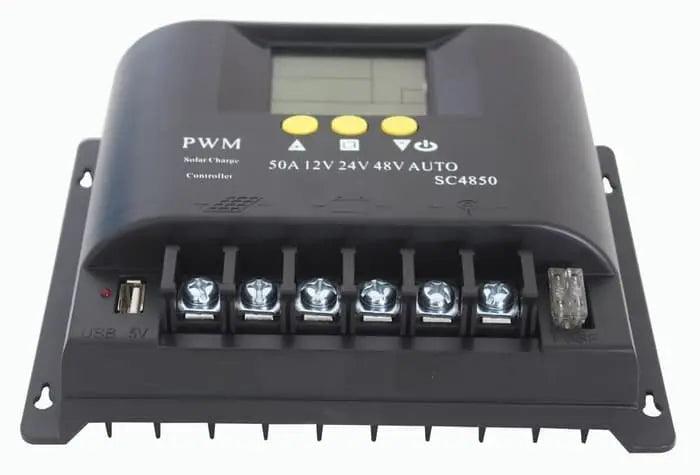 48v Solar Controller 12/24/48V 50A Auto Identification Solar Power Controller for Solar Hom ...