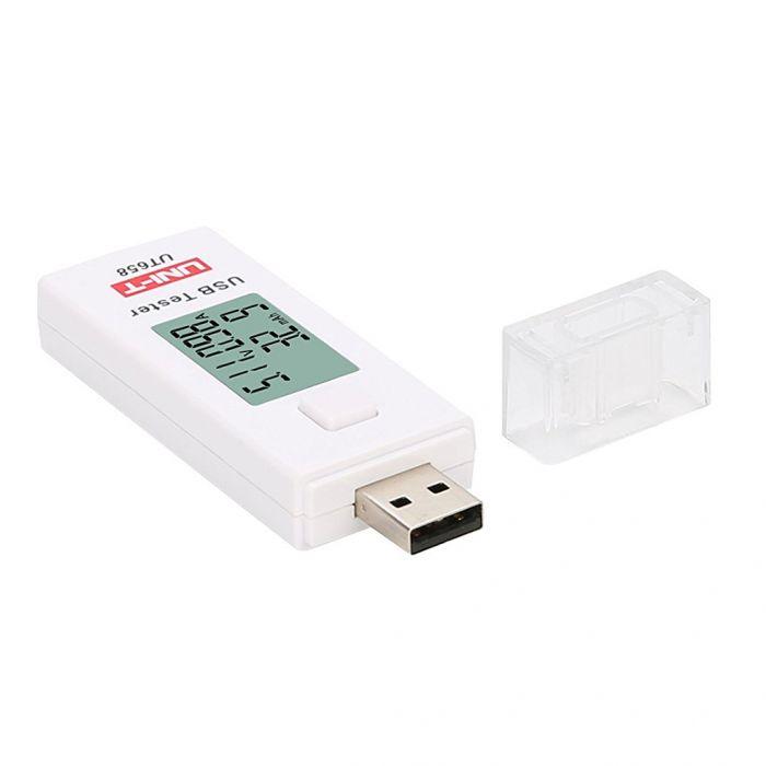 UNI-T UT658 Digital LCD USB Charger Current Voltage Capacity Tester DC3-9V 3A - SmartEshop.Pk