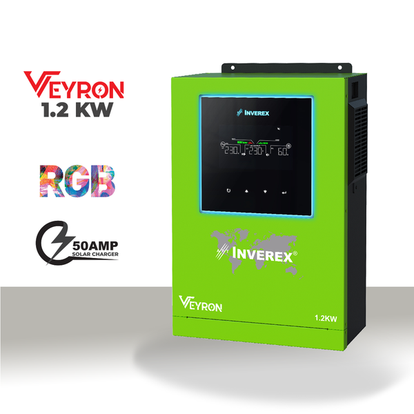 Inverex VEYRON 1.2 KW MPPT Solar Inverter My Store