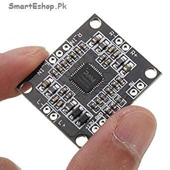 PAM8610 digital power amplifier board 2 x15w dual channel stereo mini class D power amplifier board (BLACK) - SmartEshop.Pk