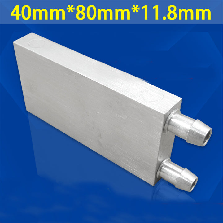 40*80*12MM ALUMINIUM WATER COOLING LIQUID COOLER HEATSINK BLOCK FOR CPU ,PELTIER My Store