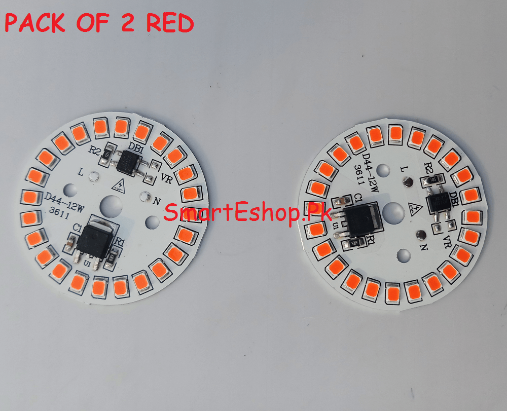 2 PCS Brand New RED Led Light Direct 220v - SmartEshop.Pk