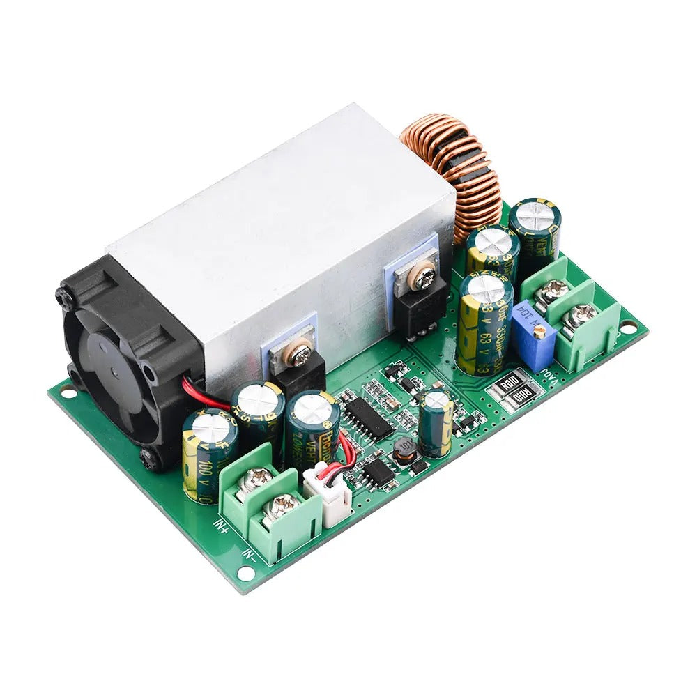 600W Buck Converter For Solar Panels High Power Step-Down Power DC-DC Buck Converter Supply Module 12-75V To 2.5-50V 25A Adjustable Regulated Power SmartEshop.Pk