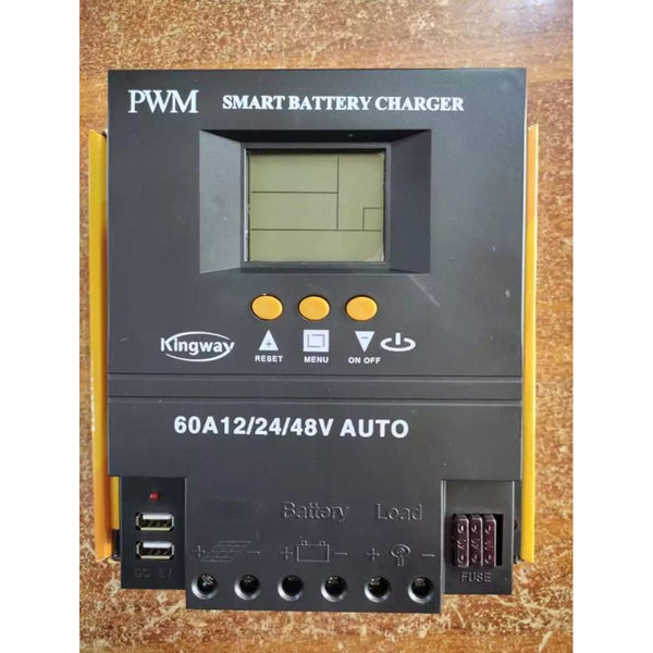 60A 12V 24V 36V 48V AUTO Solar Panel Charge Controller Solar PV Battery Charger With LCD Display My Store