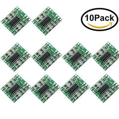 PACK OF -10-PAM8403 SUPER MINI DIGITAL AMPLIFIER BOARD 3W CLASS D EFFICIENT 2.5 TO 5V USB POWER SUPPLY - SmartEshop.Pk