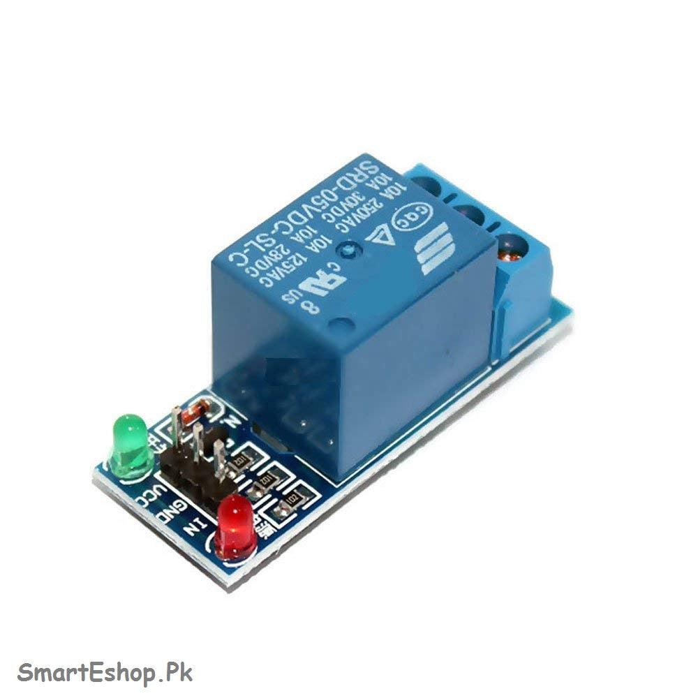 1 CHANNEL RELAY MODULE LOW LEVEL FOR SCM HOUSEHOLD APPLIANCE CONTROL FOR ARDUINO - SmartEshop.Pk