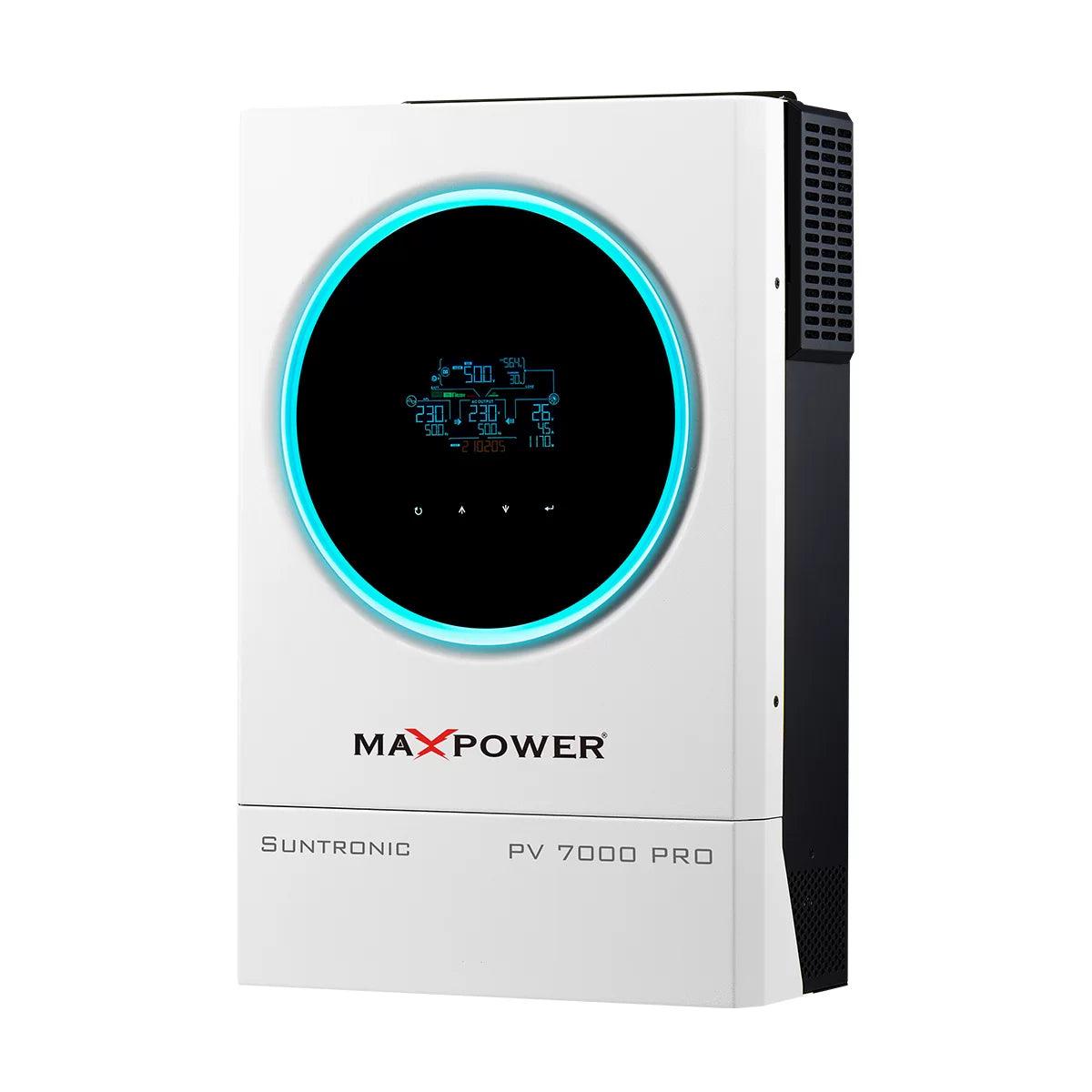 MaxPower Suntronic PV 7000 Pro 6Kw Solar hybrid inverter with 7000W PV - SmartEshop.Pk