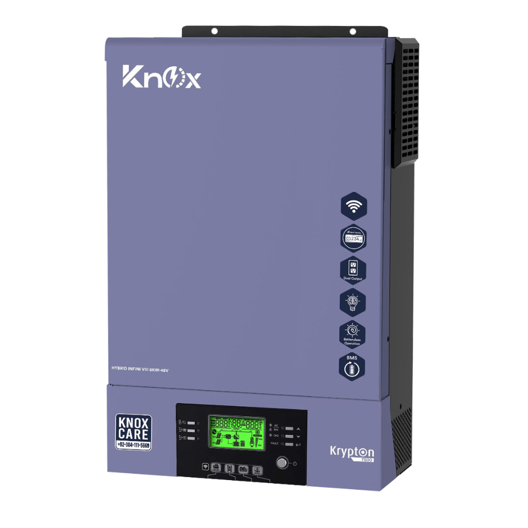 Knox Krypton 7500 6KW Hybrid Solar Inverter With PV 7500W