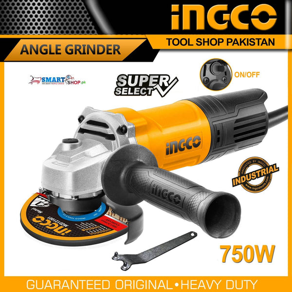 Ingco Industrial Electric Angle Grinder 4 Inch - 750W My Store