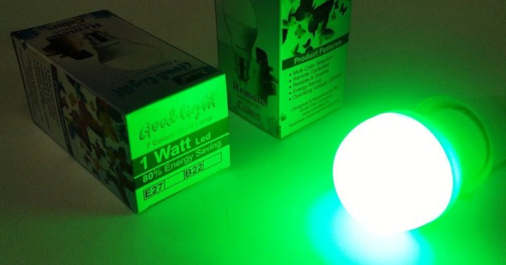 7 Colors Night Lamp with Remote Control Feature My Store