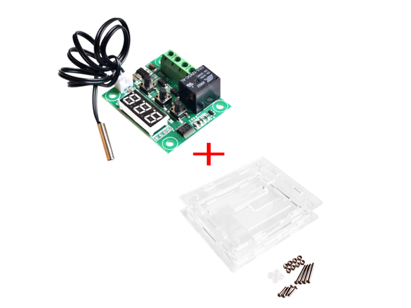 W1209 - Dc 12v Digital Thermostat Temprature Controller Module With Acrylic Cover My Store