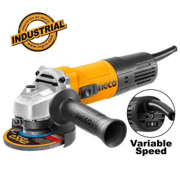 INGCO 900w 5 Inch Variable Speed Angle Grinder, AG900285 My Store