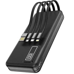 ASPOR A301 20000mAh 4 In 1 Power Bank – Fast Charging Li-Polymer Portable Battery Pack with LCD Display SmartEshop.Pk