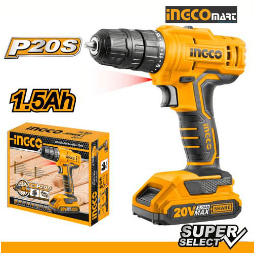 INGCO CDLI20011 LITHIUM-ION CORDLESS DRILL