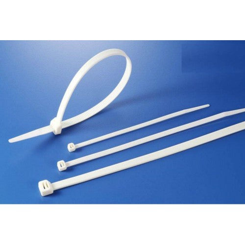 250 MM x 3.6 MM Natural Nylon Cable Tie 10 Inch (100 Pcs) My Store