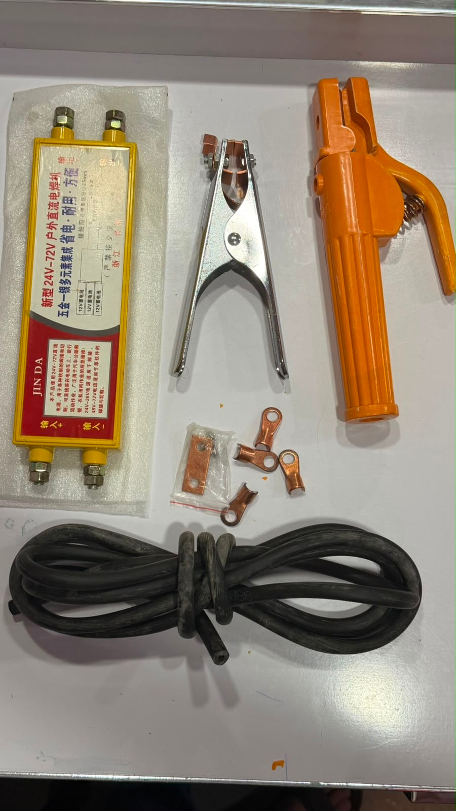 JIN DA Portable DC Welding Machine 24V–72V | Battery Powered Iron Welding Kit for Outdoor & Emergency Use
