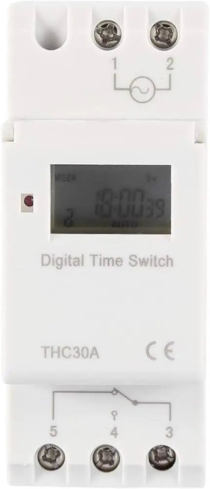 Digital Timer Switch din rail DB board digital weekly 7 days programmable Timer My Store