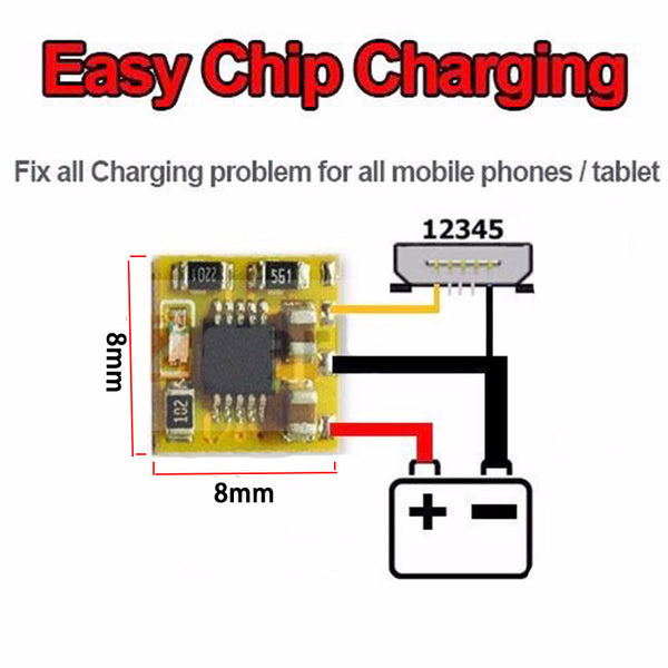 Easy chip Charge IC Chip Board Module Solve Charging Problem for Mobile Repairing My Store