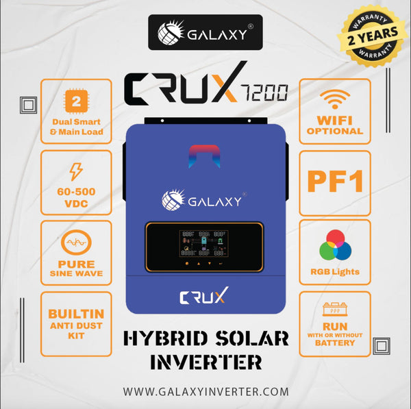 GALAXY Crux PV7200 Solar Hybrid Inverter SmartEshop.Pk