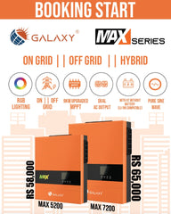 Galaxy MAX 5200 Solar Inverter – On Grid | Off Grid | Hybrid | Pure Sine Wave SmartEshop.Pk