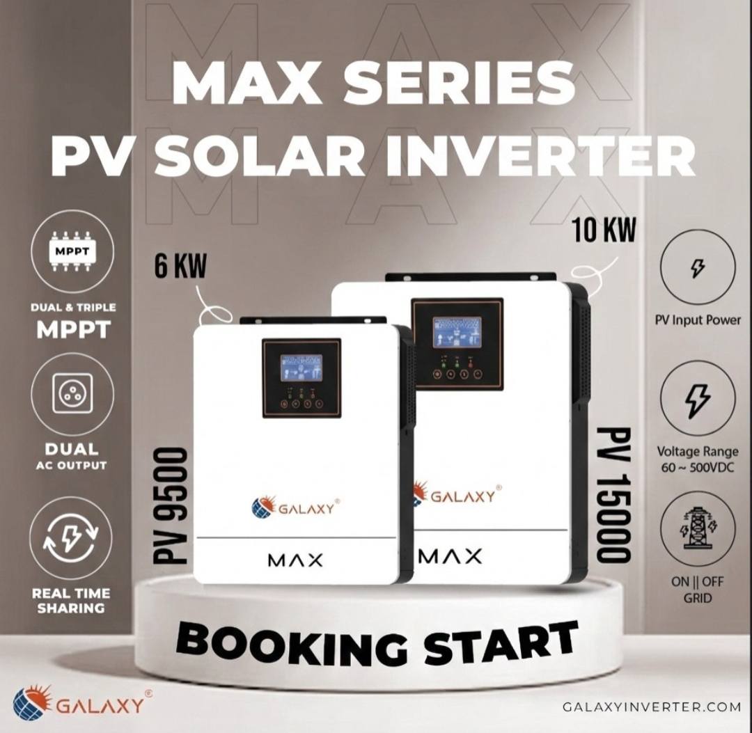 Galaxy PV 9500 – 6KW Day Time PV Inverter SmartEshop.Pk