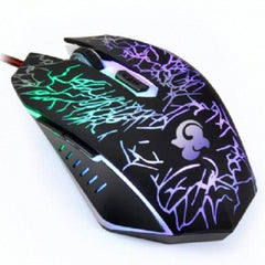 Gaming Mouse with Color Changing Lights 6 Buttons A70 Mouse - SmartEshop.Pk