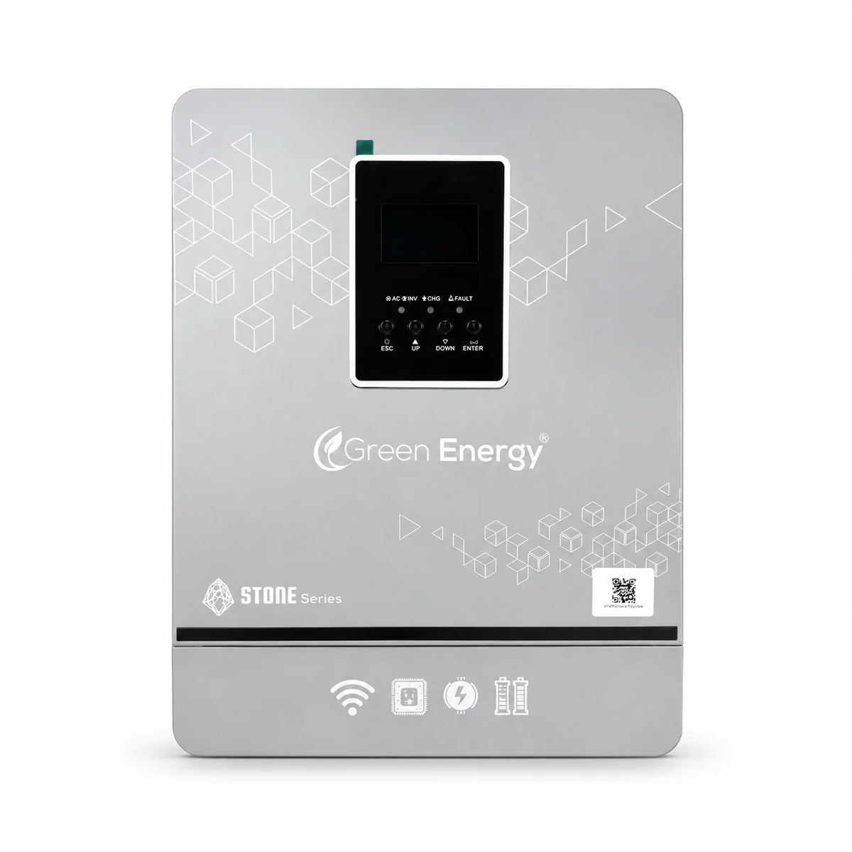 Green Energy Stone Series PV3200 2KW Hybrid Solar Inverter 12V | Pure Sine Wave Off-Grid UPS