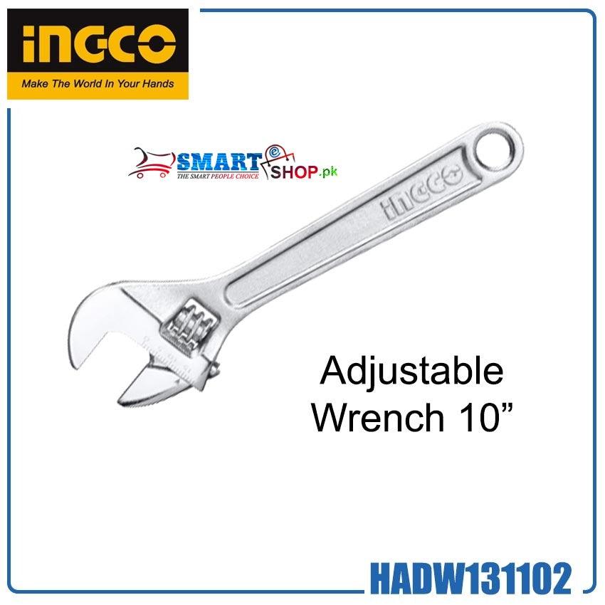 INGCO HADW131102 ADJUSTABLE WRENCH 10″ - SmartEshop.Pk