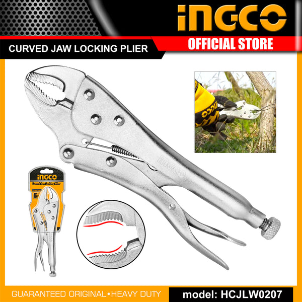 Ingco Curved Jaw Locking Plier HCJLW0207 My Store