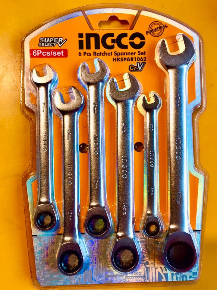 6 Pcs Ratchet Spanner Set HKSPAR1062 My Store