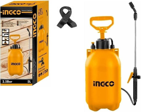 INGCO 5L PRESSURE HAND PUMP/SPRAYER – HSPP3051 My Store