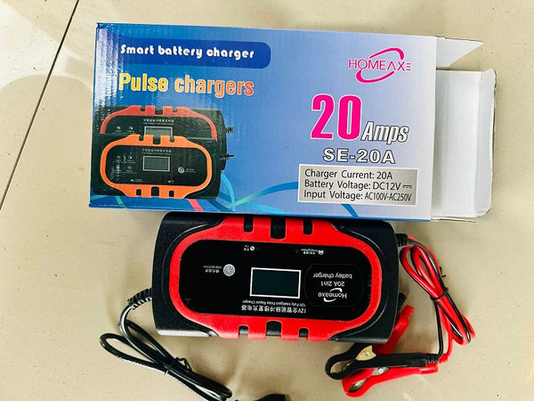 Homeax Smart Battery Charger Dc12V 20A My Store