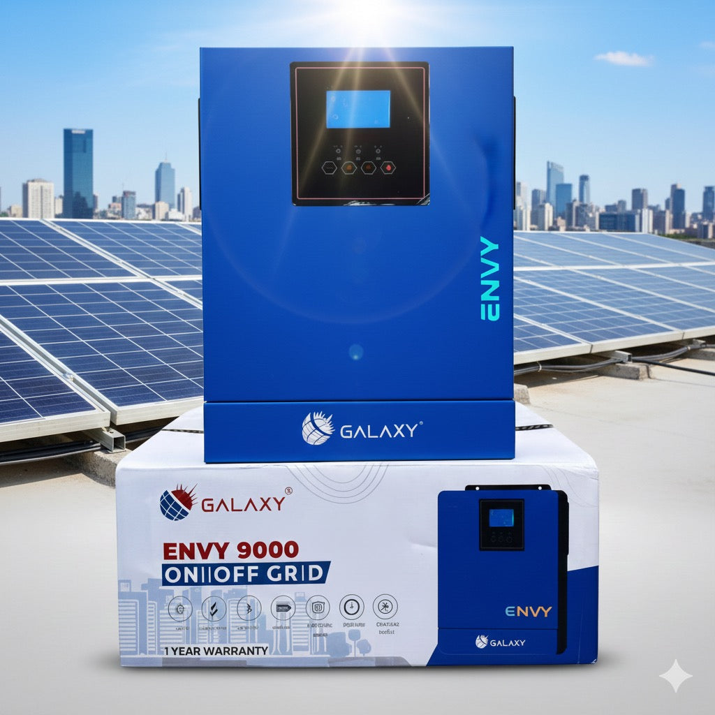 Galaxy Envy PV9000 6kW Solar Inverter – Battery-Free, On/Off Grid PV System in Pakistan SmartEshop.Pk